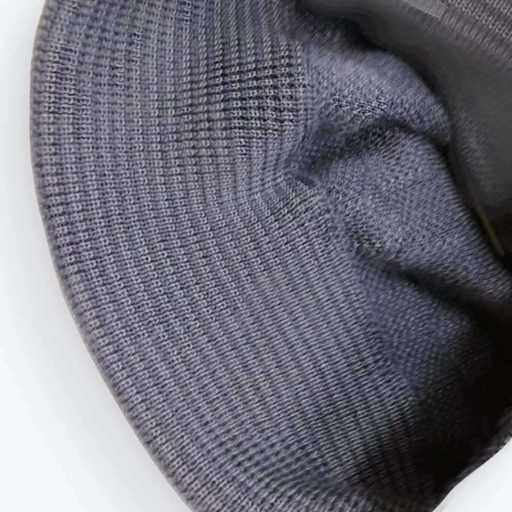 Louis Vuitton Blue Cashmere Silk Petit Damier Hat Size US M Cap Beanie Beret Cap - Picture 6 of 9